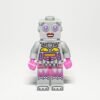 Lego Minifigur COL178 Lady Robot Vorderansicht