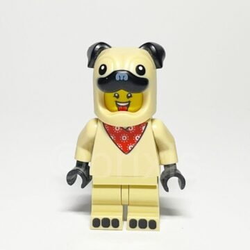 Lego Minifigur COL378 Pug Vorderansicht