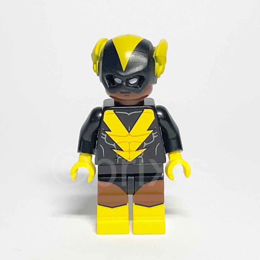 LEGO Collectible: Black Vulcan (COLTLBM44) - Lego Minifigur COLTLBM44 Black Vulcan Lego Minifigur COLTLBM44 Black Vulcan Vorderansicht