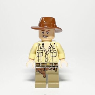 Lego Minifigur IAJ033 Indiana Jones Vorderansicht