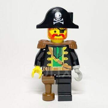 Lego Minifigur PI055 Captain Red Beard Vorderansicht