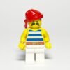 Lego Minifigur PI073 Pirate Blue Vorderansicht