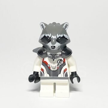 Lego Minifigur SH0569 Rocket Raccoon Vorderansicht