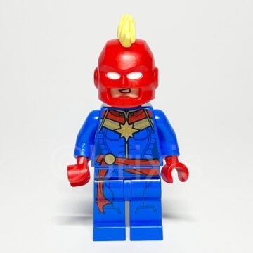 Lego Minifigur SH0641 Captain Marvel Vorderansicht