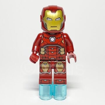 Lego Minifigur SH0649 Iron Man Vorderansicht
