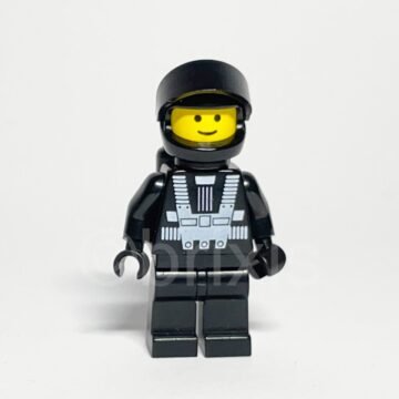 Lego Minifigur SP001 Blacktron Vorderansicht