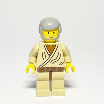 Lego Minifigur SW0023 Obi Wan Kenobi Vorderansicht