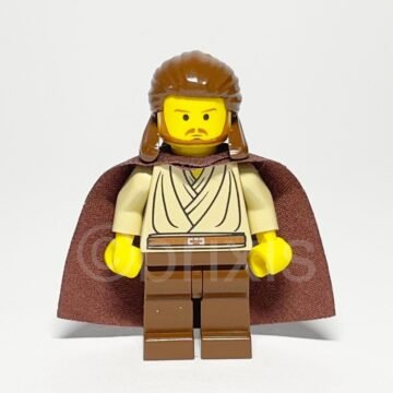 Lego Minifigur SW0027 Qui Gon Jinn Vorderansicht