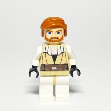 Lego Minifigur SW0197 Obi Wan Kenobi Vorderansicht