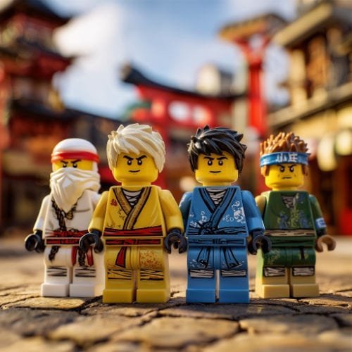 Lego Ninjago Minifiguren Bolino Vorderansicht
