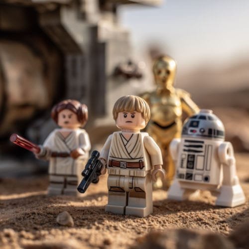 Lego Star Wars Minifiguren Bolino Vorderansicht