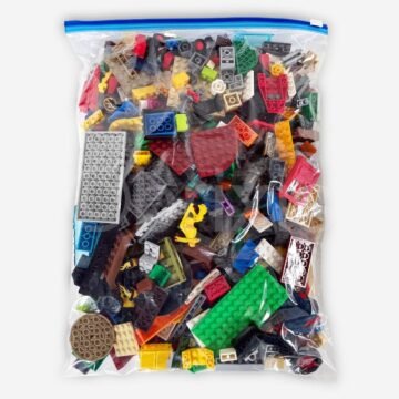 lego steine gemischt konvolut beutel Vorderansicht