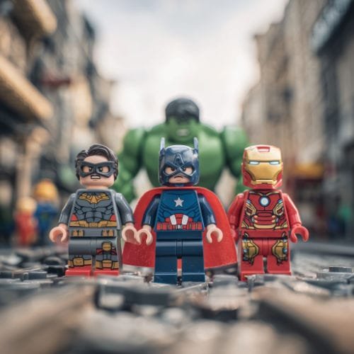 Lego Super Heroes Minifiguren Bolino Vorderansicht