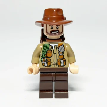 Lego Jurassic World Sinjin Prescott Jw054 gebraucht – Vorderansicht