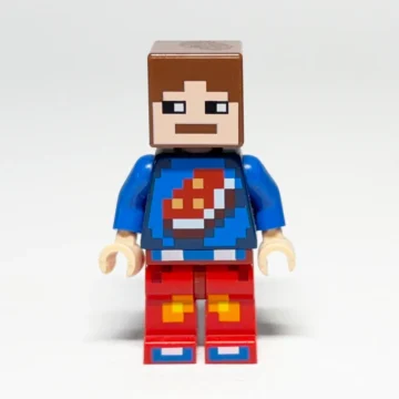 LEGO Minecraft Minifigur Minecraft Skin 7 (MIN040) gebraucht - Vorderansicht