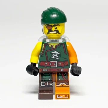 LEGO Ninjago Minifigur Sqiffy (NJO0215) gebraucht - Vorderansicht