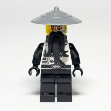 LEGO NINJAGO Minifigur Wu Evil (NJO0095) gebraucht - Vorderansicht