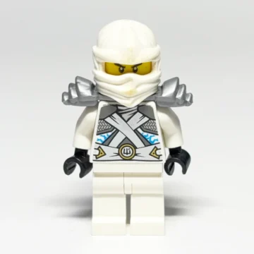 LEGO NINJAGO Minifigur Zane (NJO0185) gebraucht - Vorderansicht