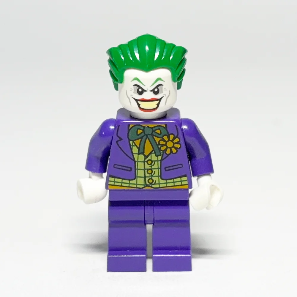 LEGO Super Heroes Minifigur The Joker (SH0005) LEGO Super Heroes Minifigur The Joker (SH0005) gebraucht - Vorderansicht