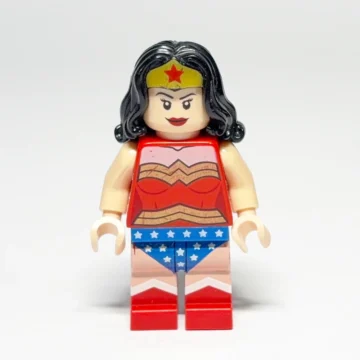 LEGO Super Heroes Minifigur Wonder Woman (SH0004) gebraucht - Vorderansicht