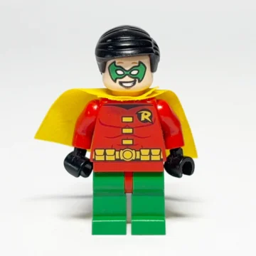 LEGO Super Heroes Minifigur Robin (SH0112) gebraucht - Vorderansicht